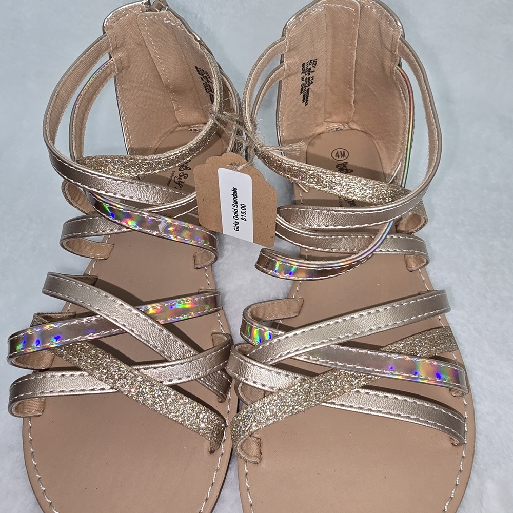 Elegant Glitter Strappy Sandals